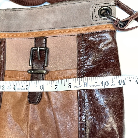 The Sak Boho Leather Crossbody Bag Brown Tan Suede Adjustable strap - Picture 6 of 7